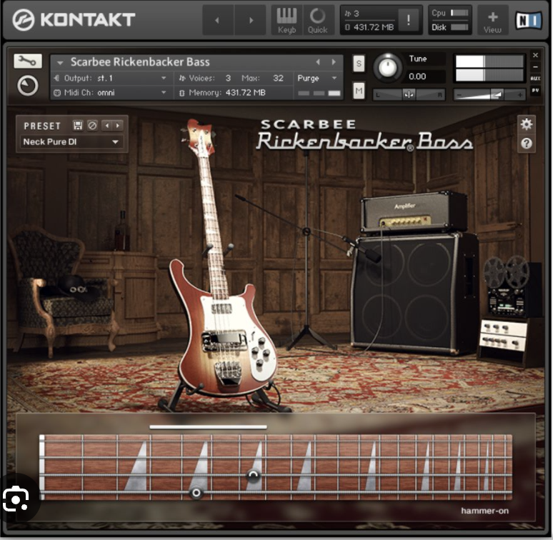 Native Instruments Scarbee Rickenbacker Bass